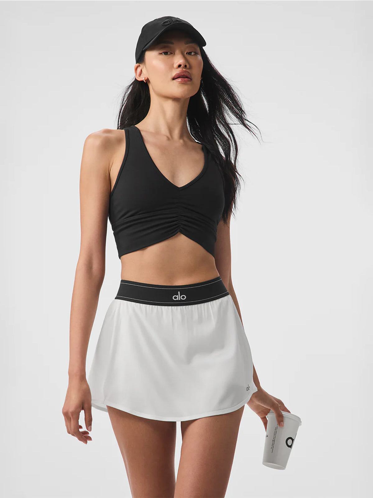 Match Point Tennis Skirt - White