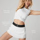 Match Point Tennis Skirt - White