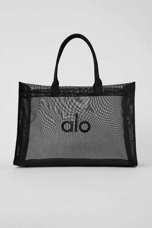 Sheer Tote Bag - Black