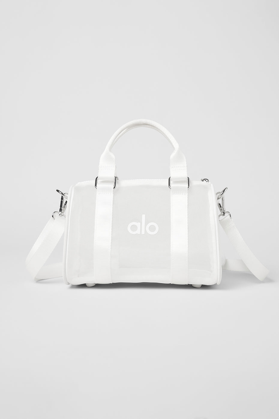 Mini Sheer Duffle Bag - White