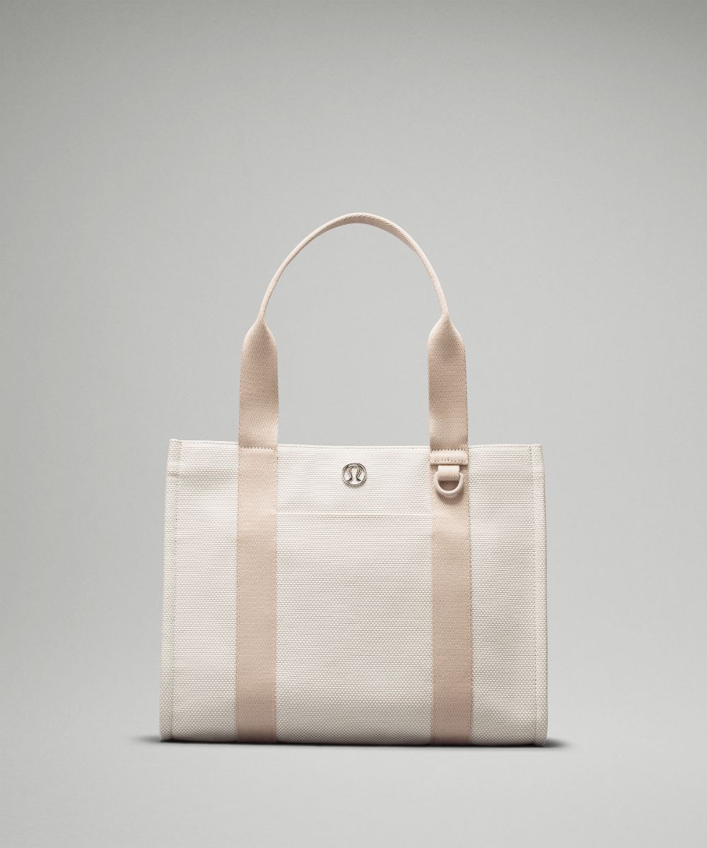 Two-Tone Canvas Tote Bag 10L - Mojave Tan/Light Ivory