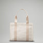 Two-Tone Canvas Tote Bag 10L - Mojave Tan/Light Ivory