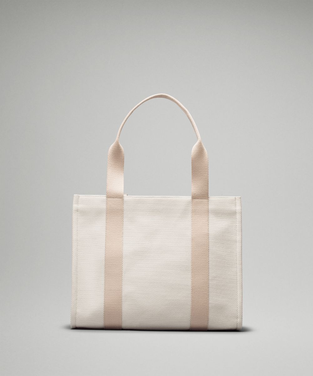 Two-Tone Canvas Tote Bag 10L - Mojave Tan/Light Ivory