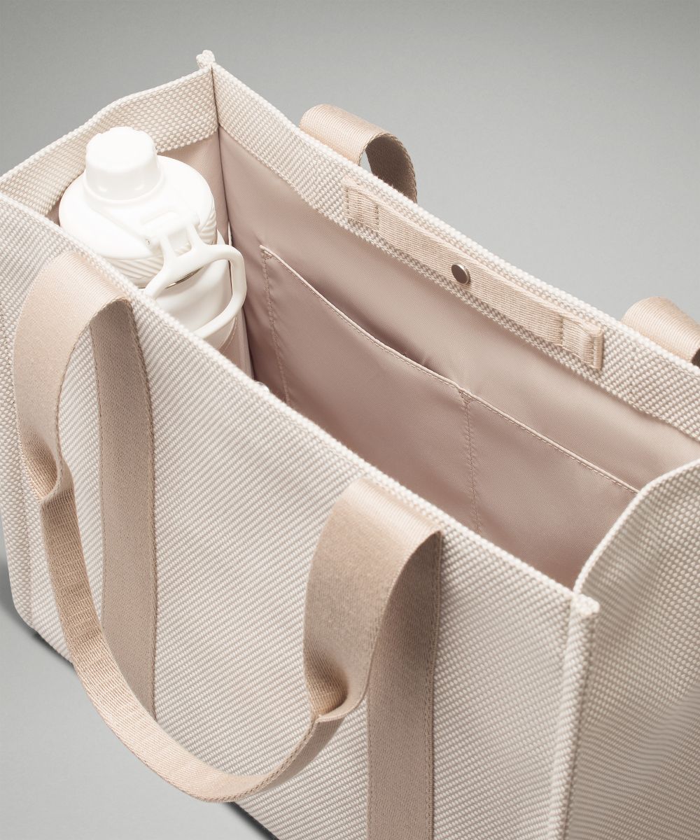 Two-Tone Canvas Tote Bag 10L - Mojave Tan/Light Ivory