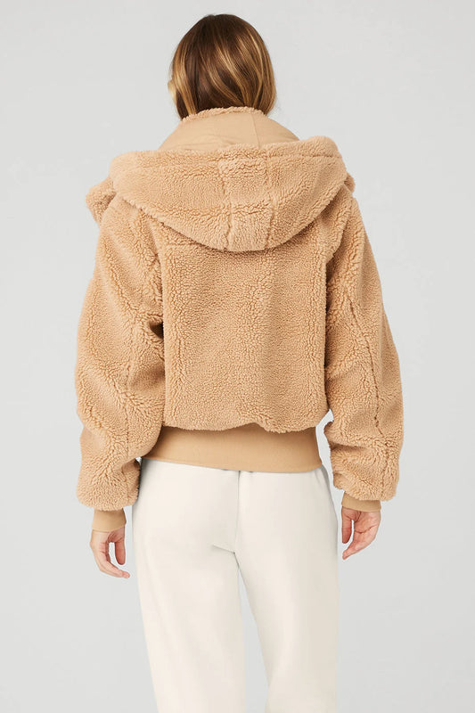 Foxy Sherpa Jacket - Camel