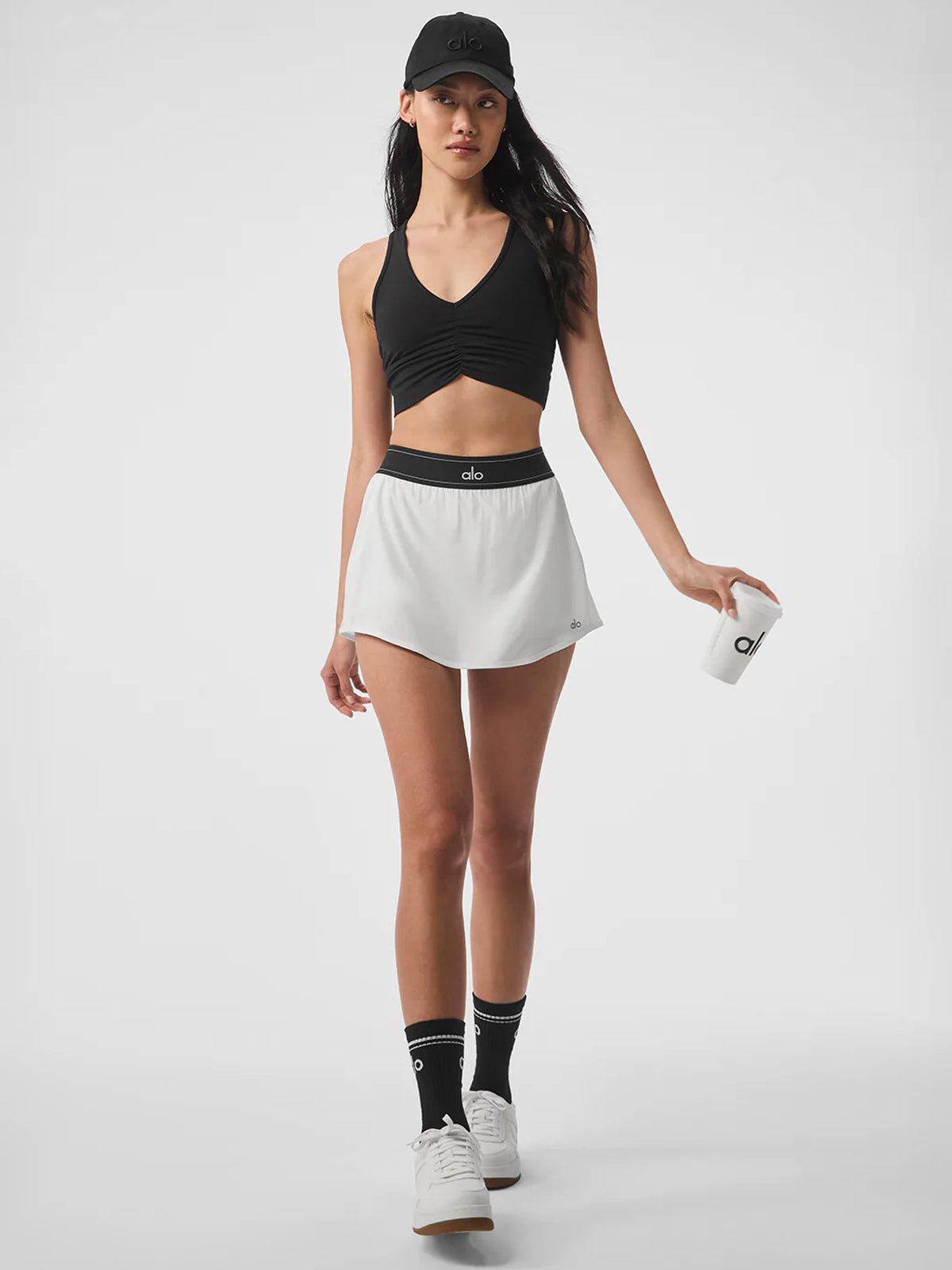 Match Point Tennis Skirt - White